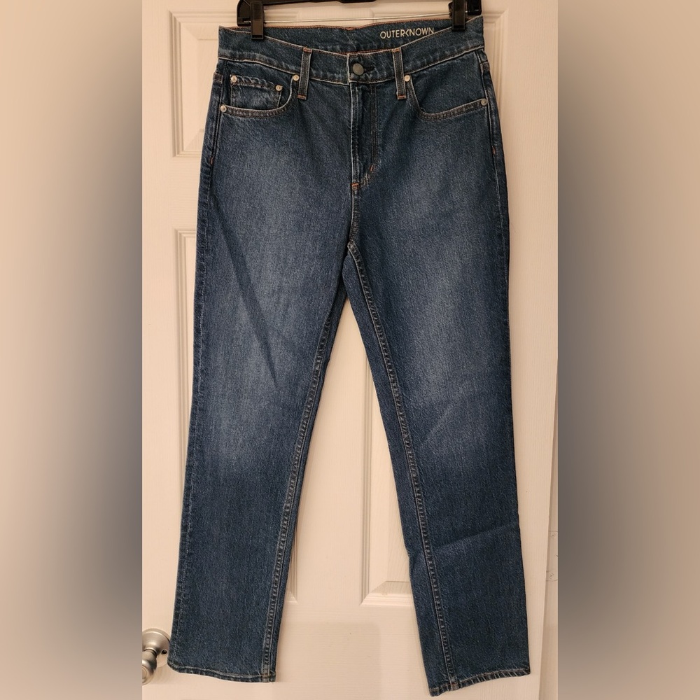 Outerknown Liberty Straight Women’s Blue S.E.A. Jeans Size 27 - Picture 5 of 15